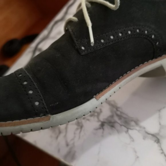 Cole Haan Suede Oxfords Shoes Size 8 - Picture 5 of 5